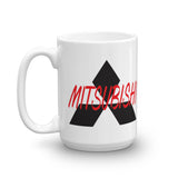 Mitsubishi Red/Black Logo Mug