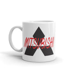 Mitsubishi Red/Black Logo Mug